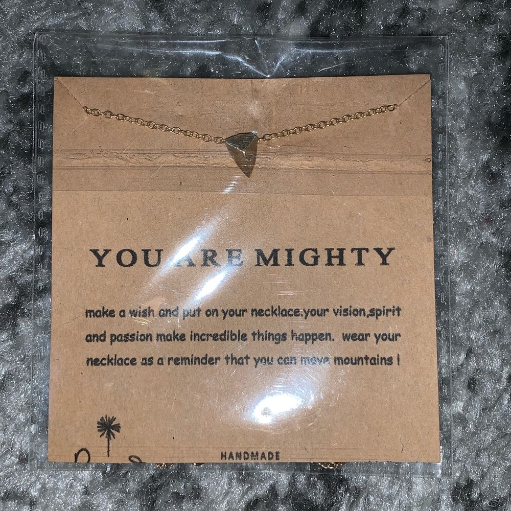 ‘You Are Mighty’ Gold Necklace